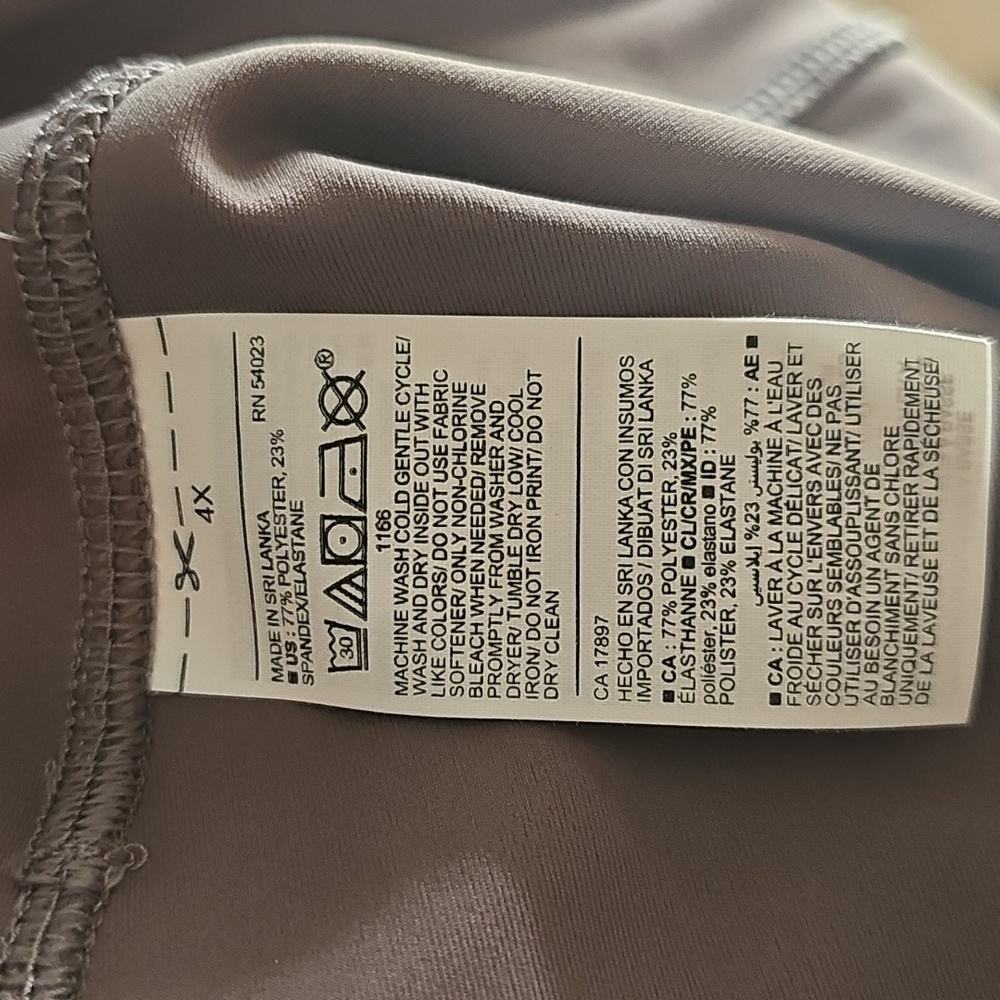 NWOT Old Navy Legging Active Powersoft Extra High-Rise Go-Dry 4X Plus Size - Picture 6 of 6